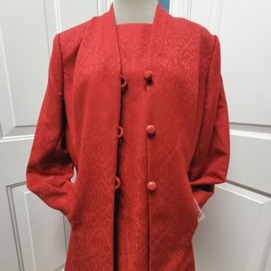 Host Pick 💕 Laura Scott Jacquard Holiday Suit, NWT